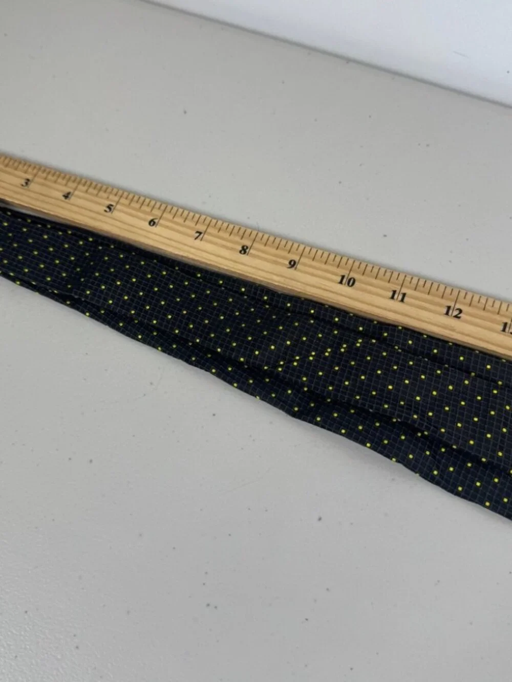 Gucci Silk Tie Gray Yellow Micro Dot Pattern Designer Luxury Necktie